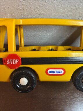 Vintage 1980's Little Tikes School Bus Toy